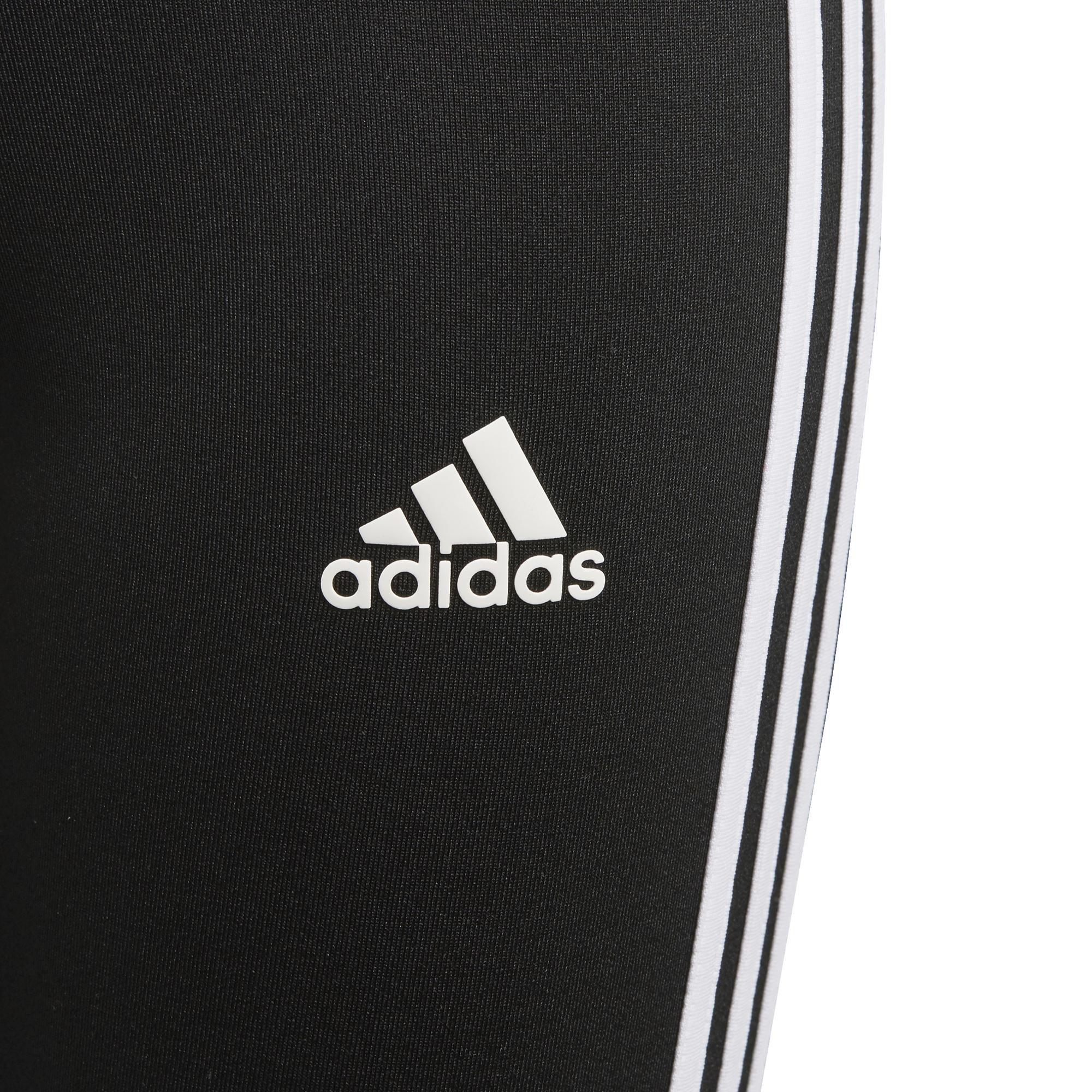 Kids Training Equipment 3-Stripes Leggings, Black, A901_ONE, large image number 6