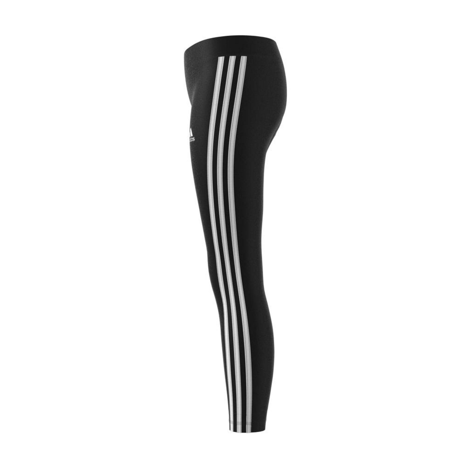 Kids Girls Training Equipment 3-Stripes Leggings, Black, A901_ONE, large image number 16