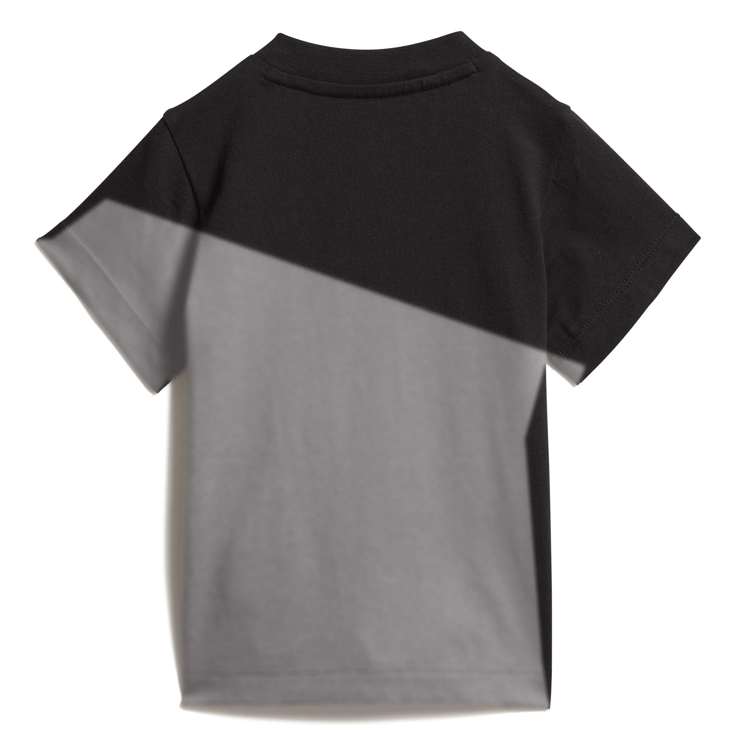 Unisex Kids Trefoil T-Shirt, Black, , large image number 2