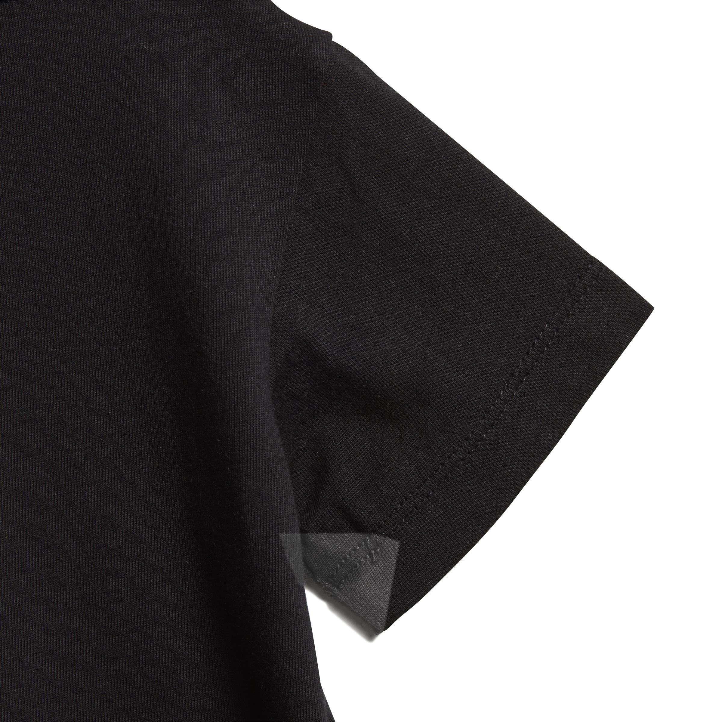 Unisex Kids Trefoil T-Shirt, Black, , large image number 3
