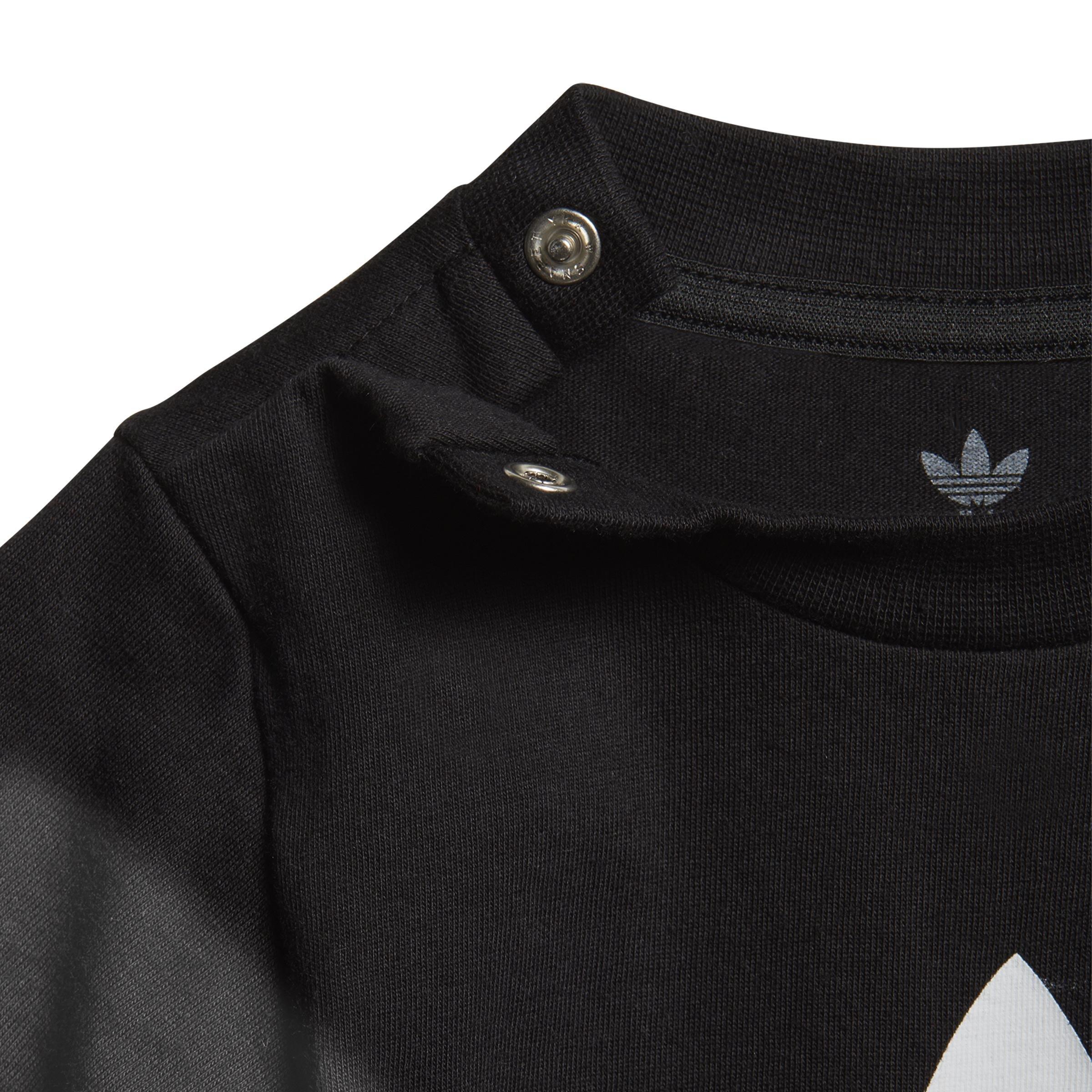 Unisex Kids Trefoil T-Shirt, Black, A901_ONE, large image number 5