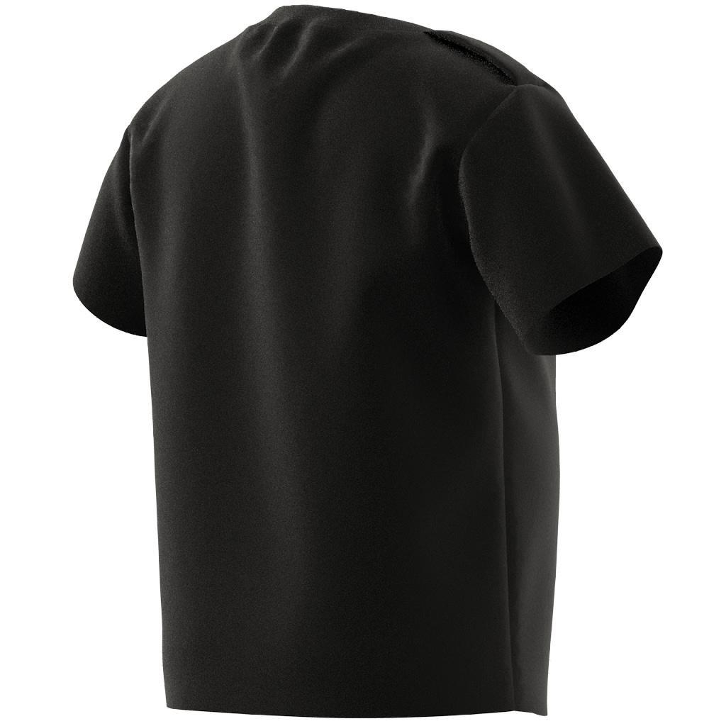 Unisex Kids Trefoil T-Shirt, Black, , large image number 14