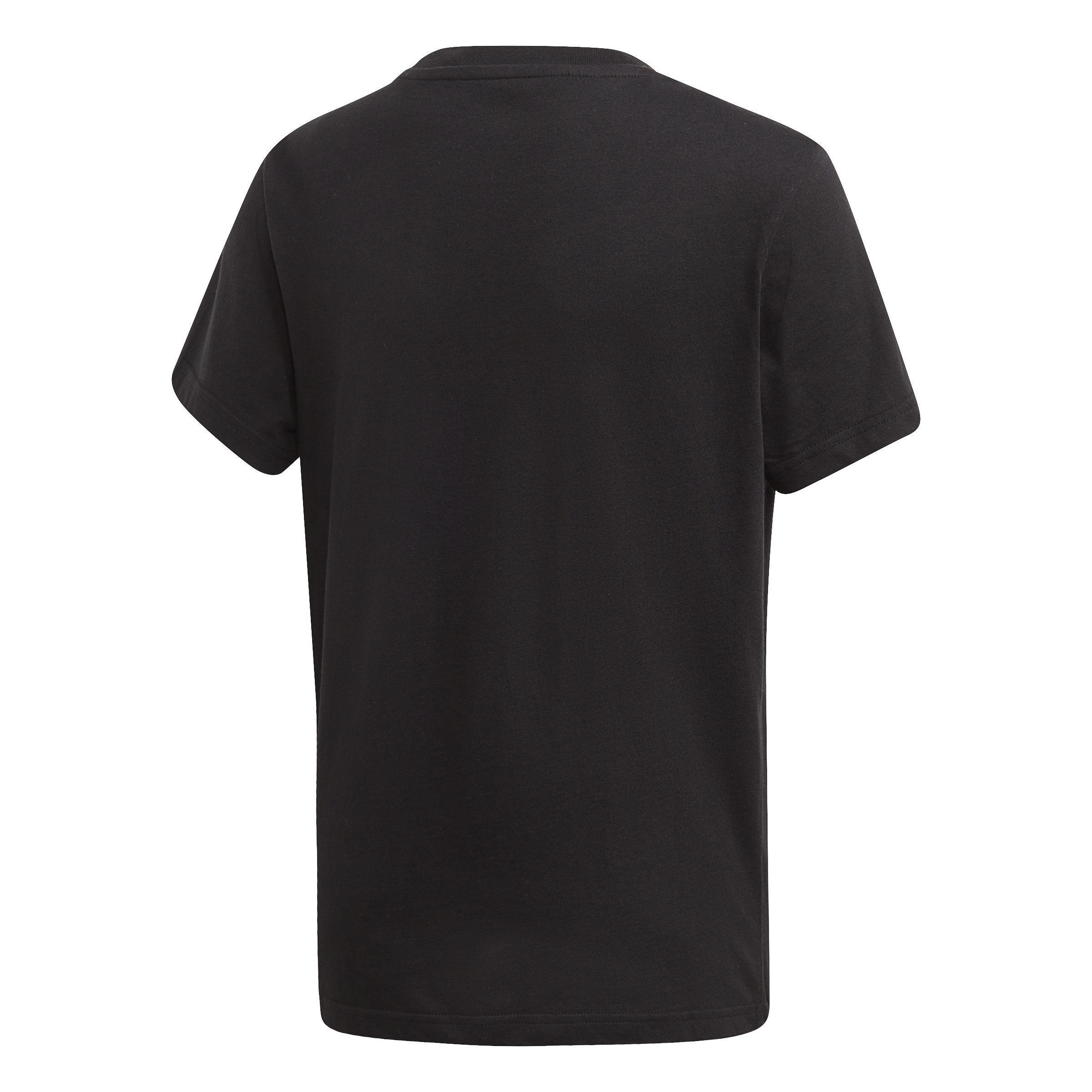 Unisex Kids Trefoil T-Shirt, Black, A901_ONE, large image number 5