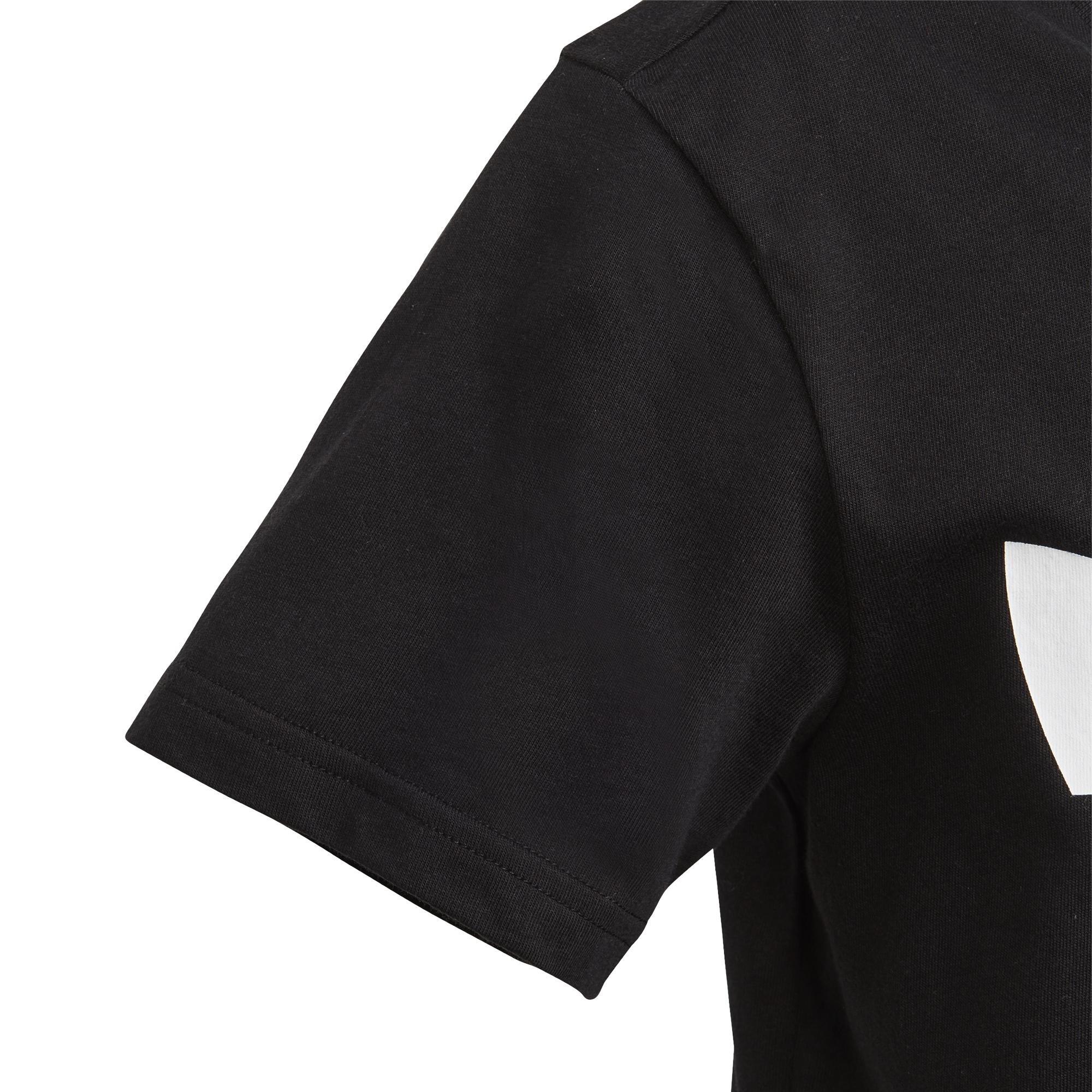 Unisex Trefoil T-Shirt, Black, A901_ONE, large image number 8
