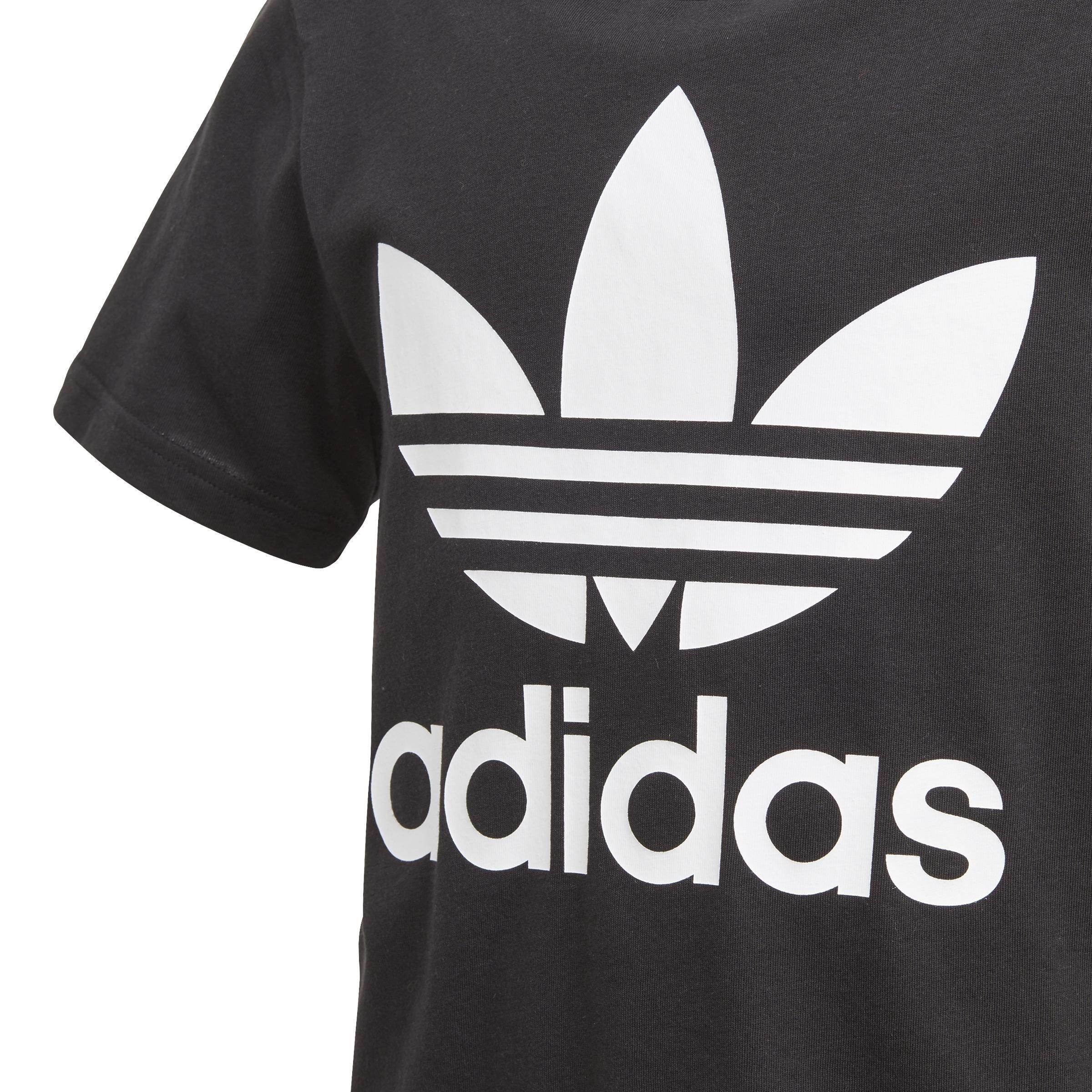 Unisex Trefoil T-Shirt, Black, A901_ONE, large image number 11