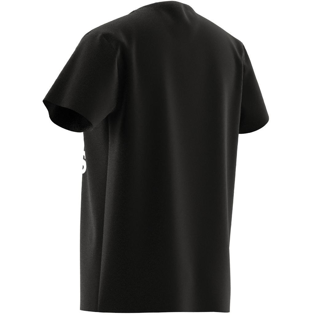 Unisex Kids Trefoil T-Shirt, Black, A901_ONE, large image number 14