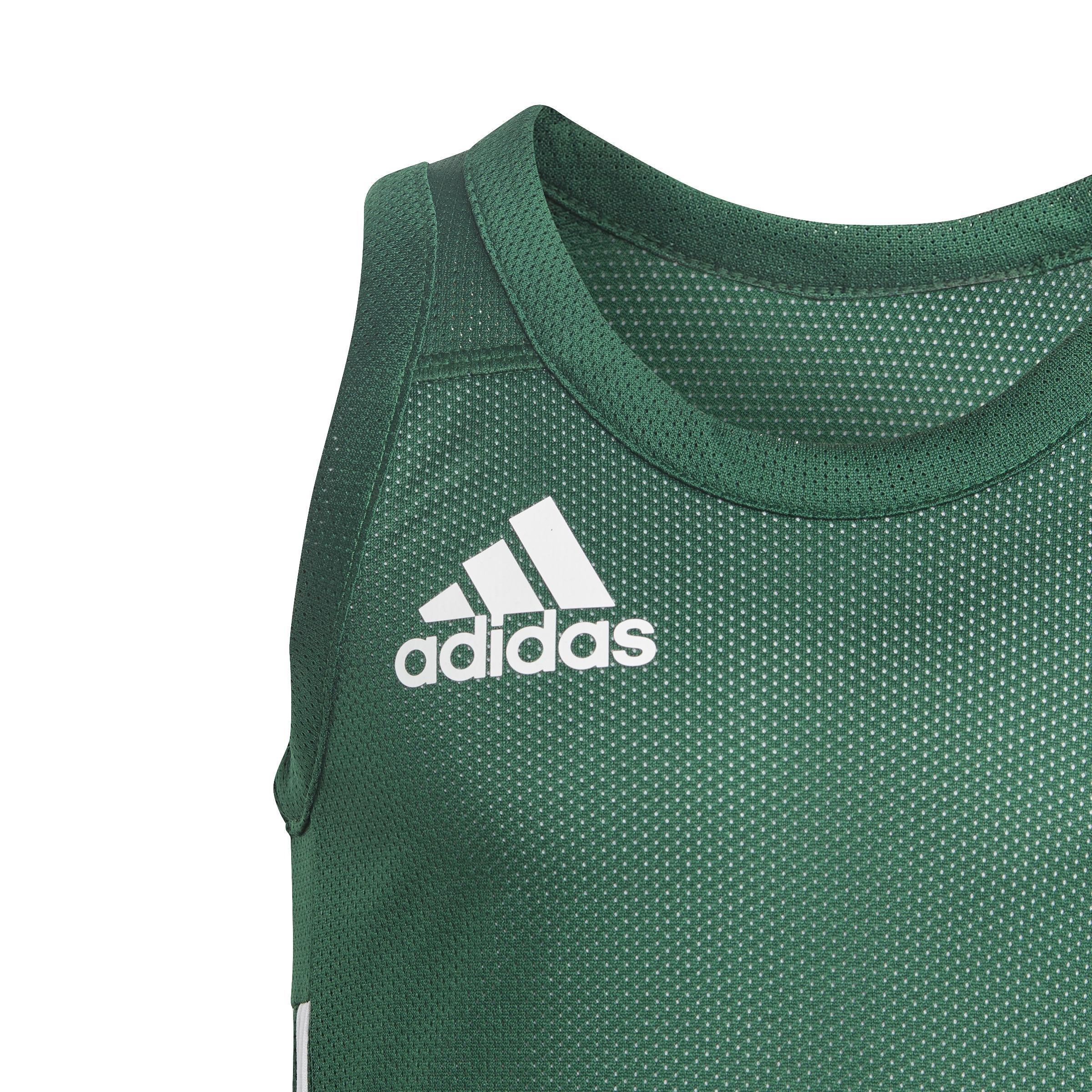 Unisex Kids 3G Speed Reversible Jersey, Green, A901_ONE, large image number 4