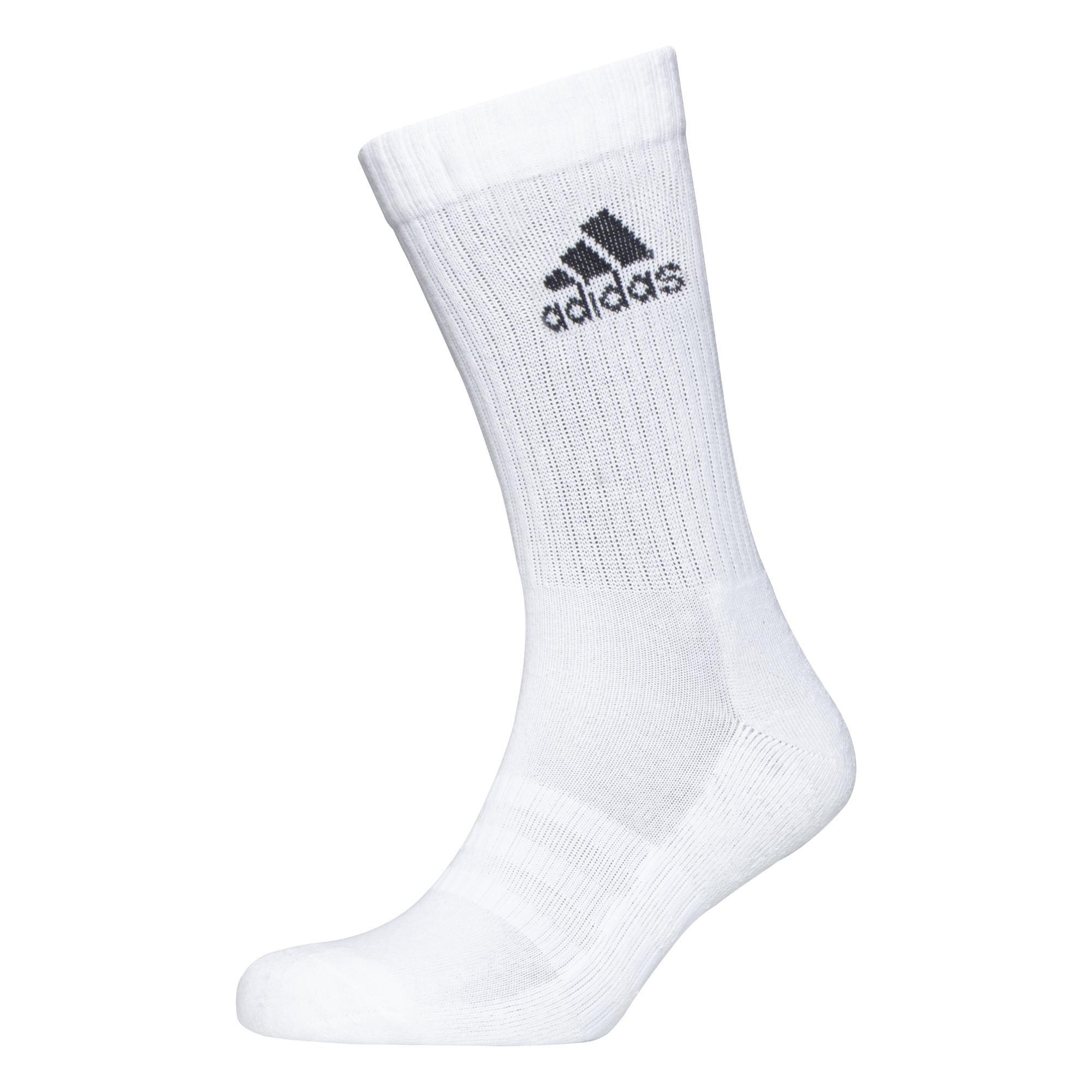 Unisex Cushioned Crew Socks, Grey, , large image number 1