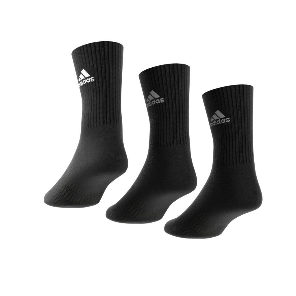 Unisex Cushioned Crew Socks 3 Pairs, Multicolour, , large image number 6