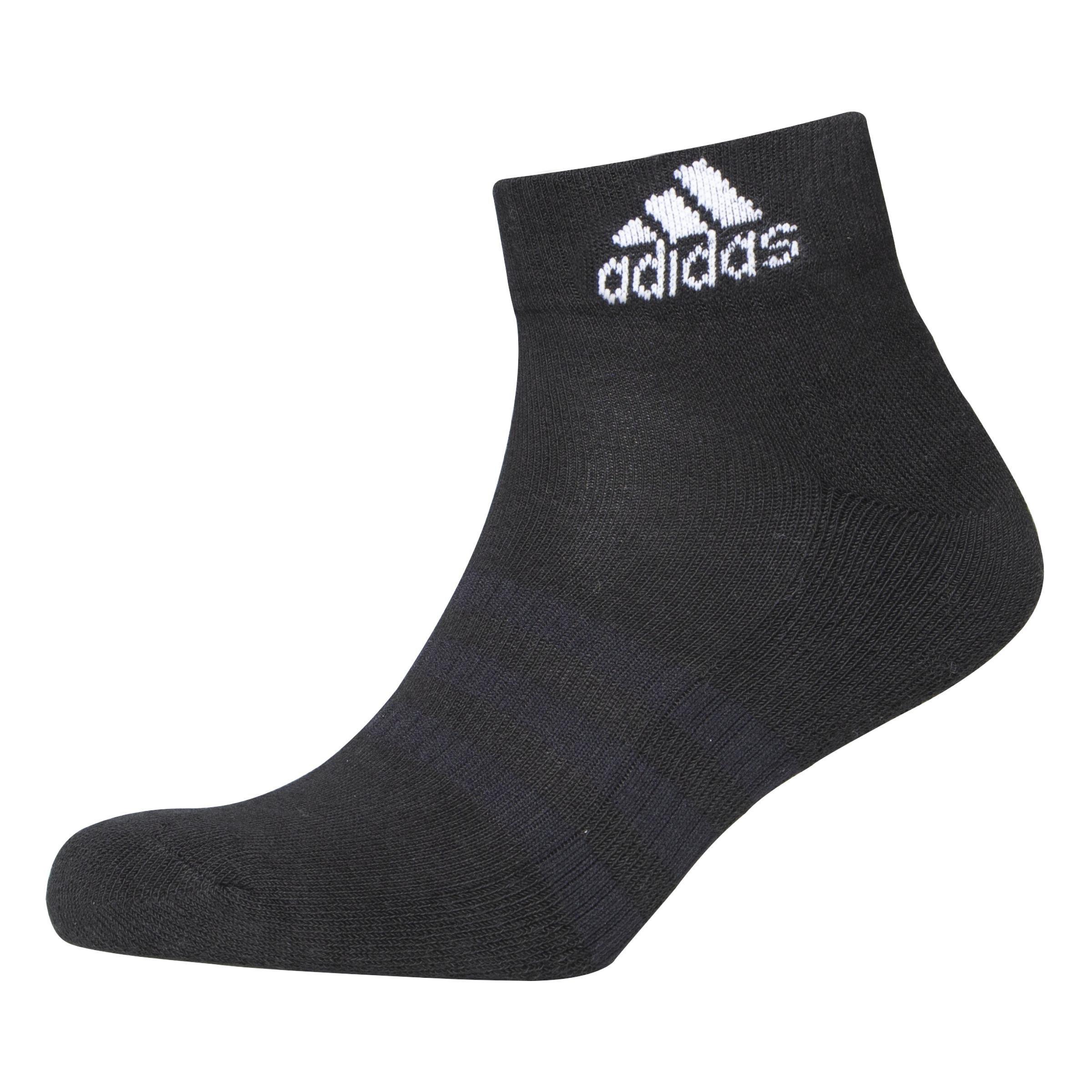 Unisex Cushioned Ankle Socks - 3 Pairs, Multicolour, A901_ONE, large image number 1