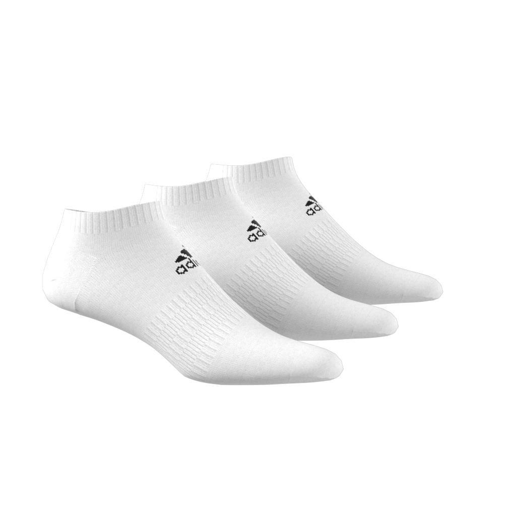 Unisex Cushioned Low-Cut Socks, White, A901_ONE, large image number 3