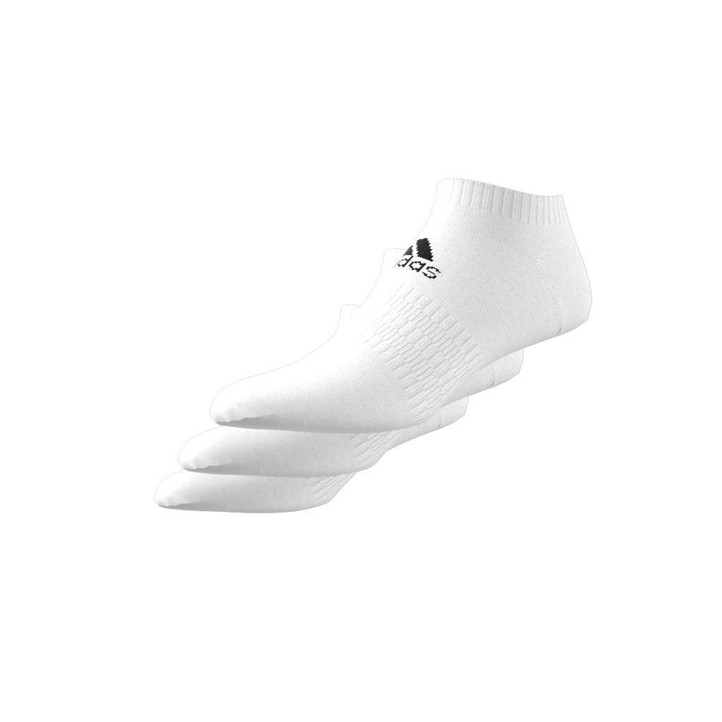 Unisex Cushioned Low-Cut Socks, White, A901_ONE, large image number 7