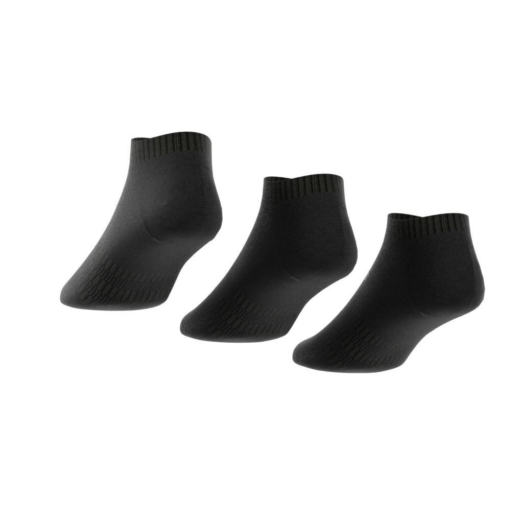 Unisex Cushioned Low-Cut Socks, Black, A901_ONE, large image number 2