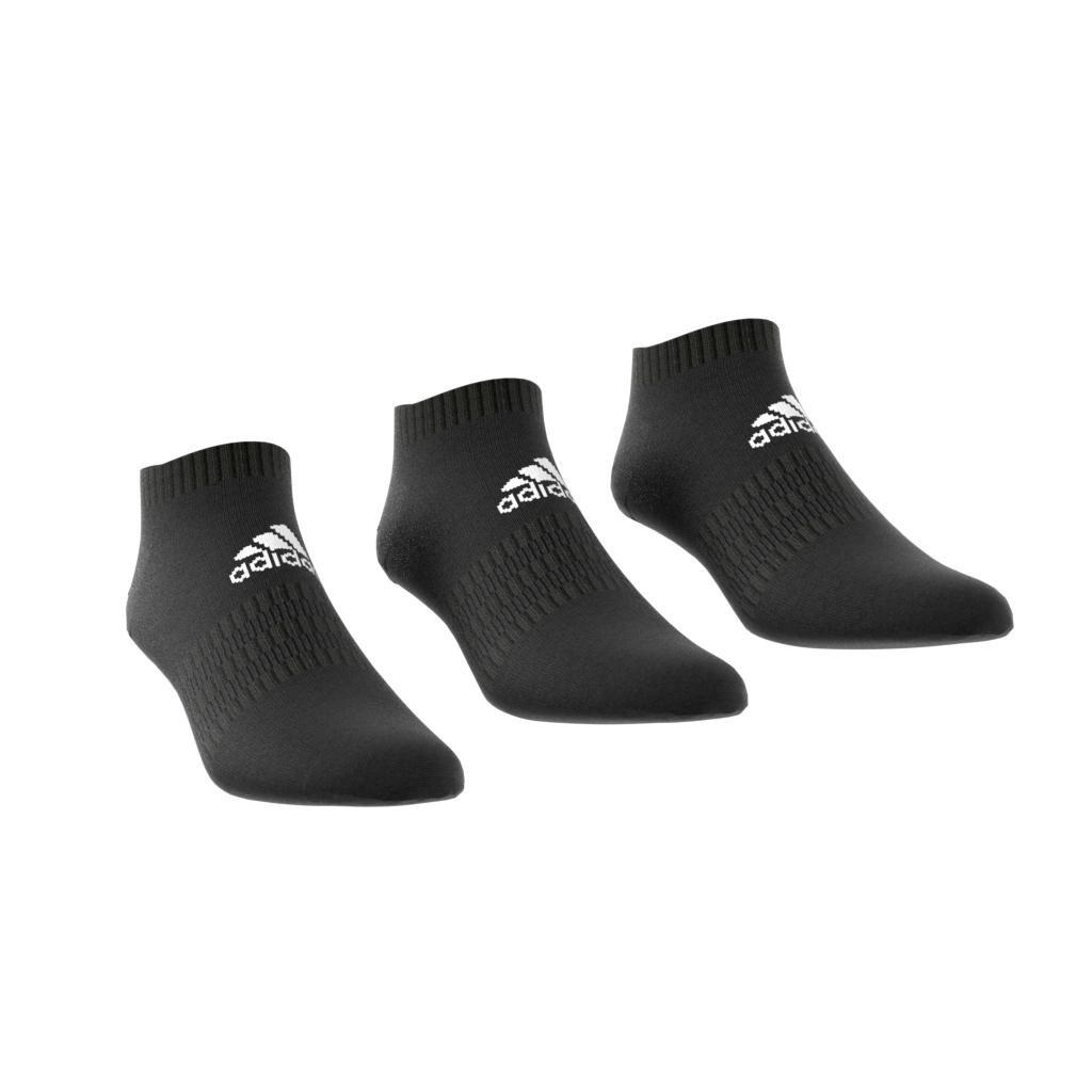 Unisex Cushioned Low-Cut Socks, Black, A901_ONE, large image number 5