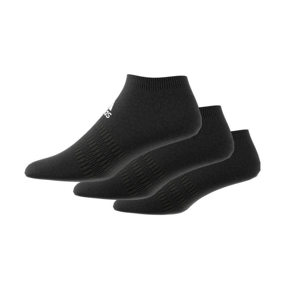 Unisex Low-Cut Socks 3 Pairs, Black, A901_ONE, large image number 6