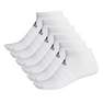 Unisex Low-Cut Socks 6 Pairs, White, A901_ONE, thumbnail image number 0