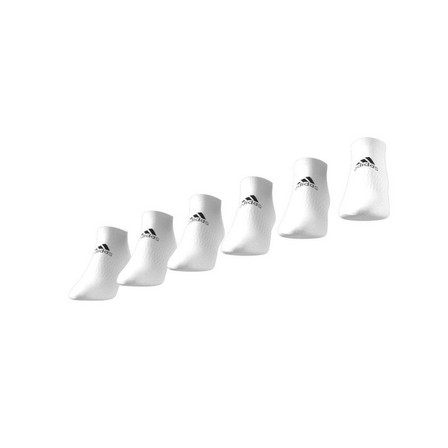 Unisex Low-Cut Socks 6 Pairs, White, A901_ONE, large image number 10