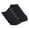 Unisex Low-Cut Socks 6 Pairs, Black, A901_ONE, thumbnail image number 5