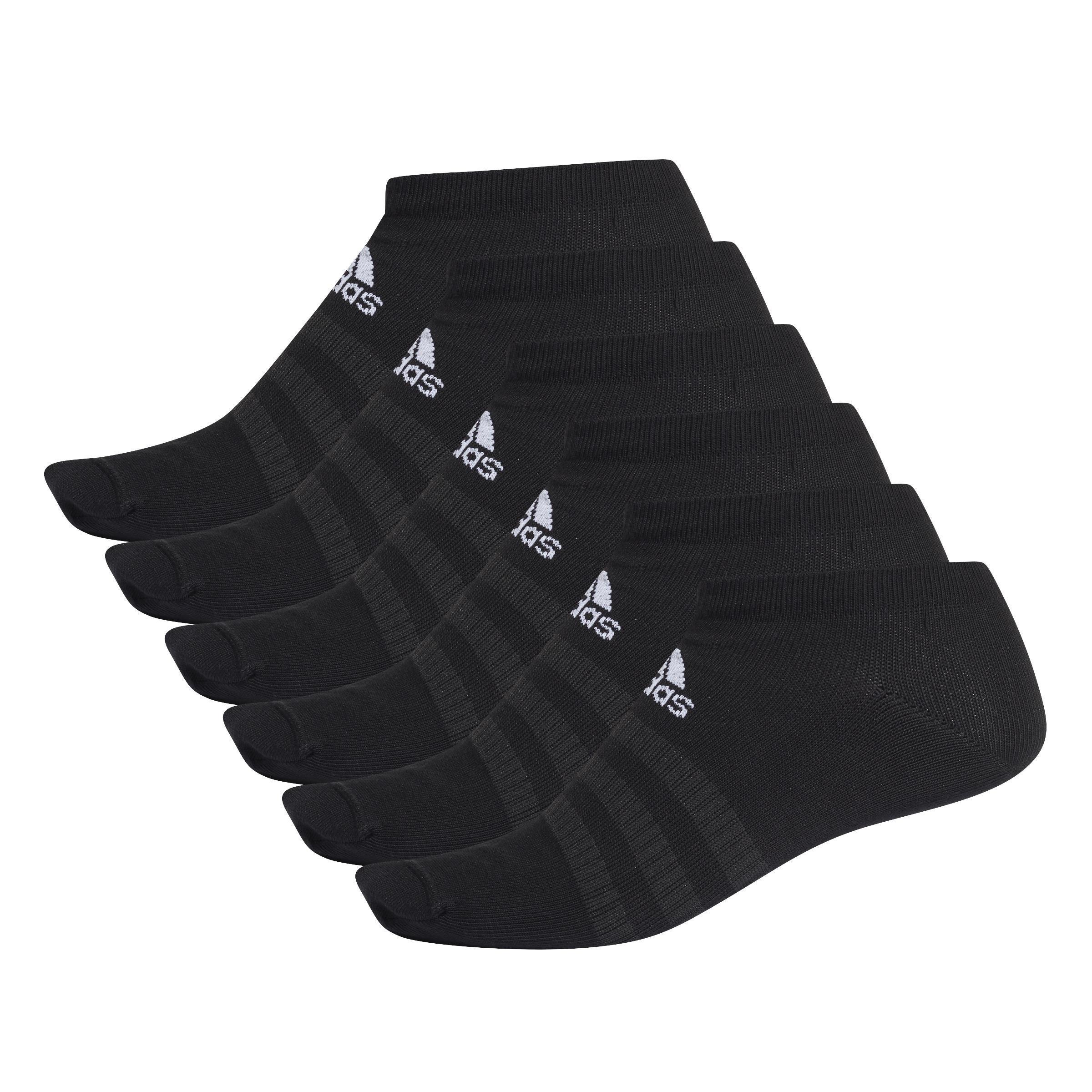 Unisex Low-Cut Socks 6 Pairs, Black, A901_ONE, large image number 5