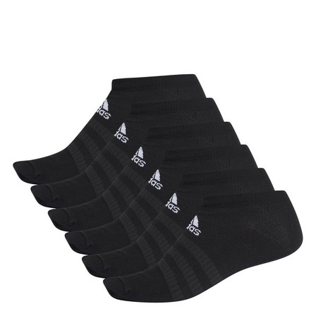 Unisex Low-Cut Socks 6 Pairs, Black, A901_ONE, large image number 8