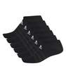 Unisex Low-Cut Socks 6 Pairs, Black, A901_ONE, thumbnail image number 8