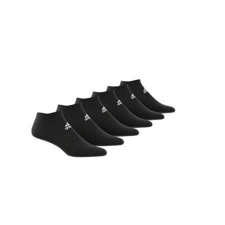 Unisex Low-Cut Socks 6 Pairs, Black, A901_ONE, large image number 9