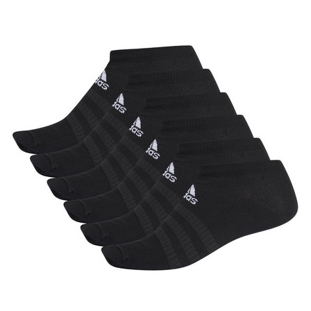 Unisex Low-Cut Socks 6 Pairs, Black, A901_ONE, large image number 10
