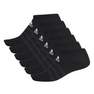 Unisex Low-Cut Socks 6 Pairs, Black, A901_ONE, thumbnail image number 10