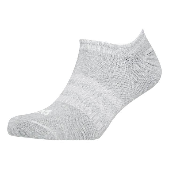 Unisex No-Show Socks 3 Pairs, Grey, A901_ONE, large image number 4