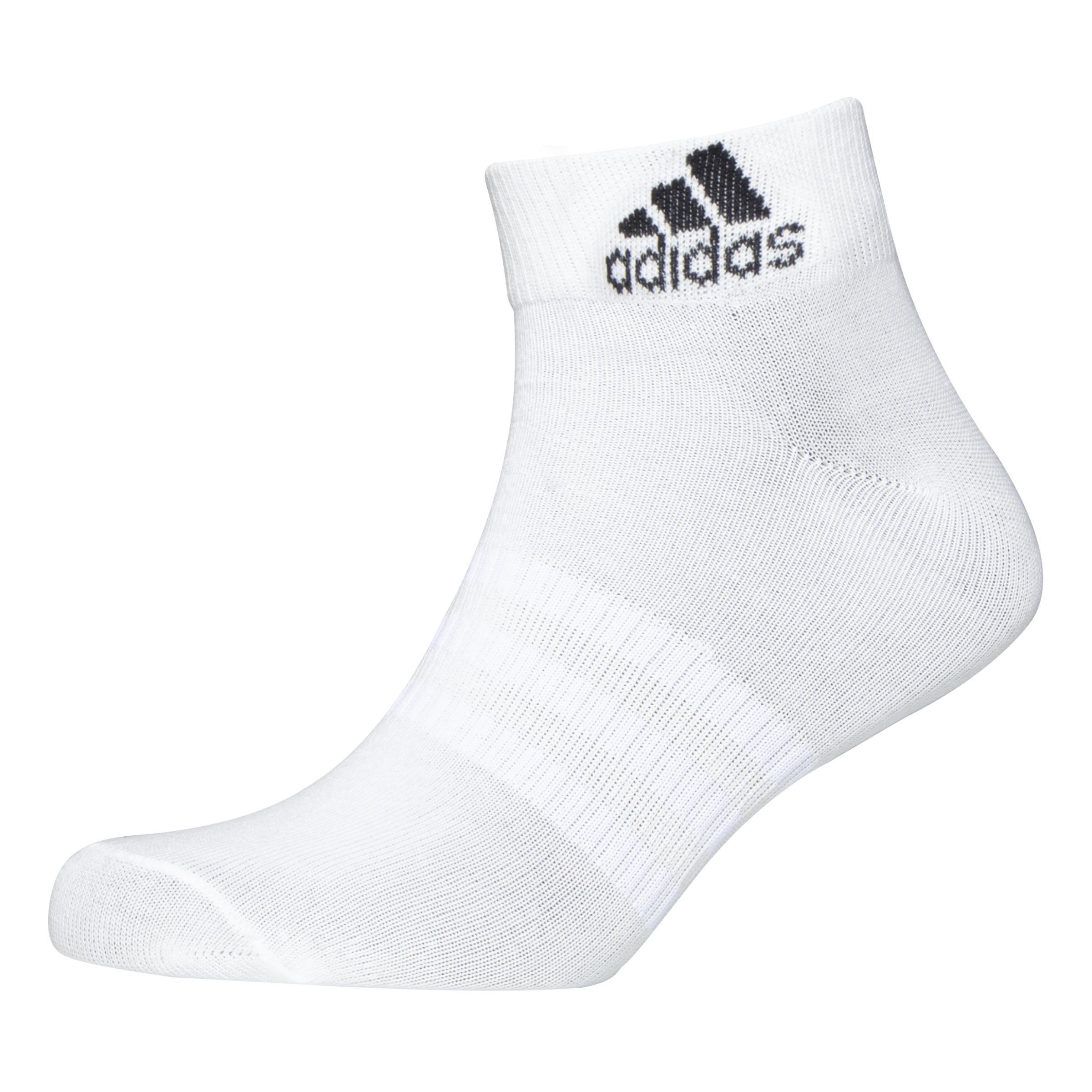 Unisex Ankle Socks 3 Pairs, White, , large image number 0