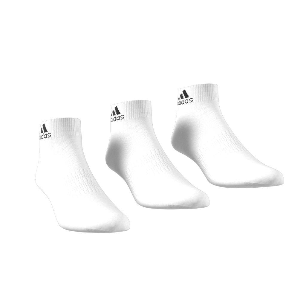 Unisex Ankle Socks 3 Pairs, White, , large image number 2