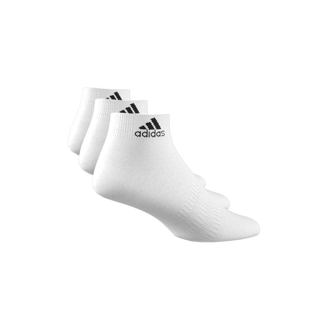 Unisex Ankle Socks 3 Pairs, White, , large image number 3