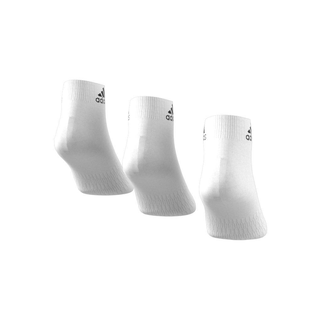 Unisex Ankle Socks 3 Pairs, White, , large image number 4