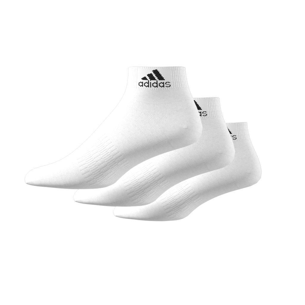 Unisex Ankle Socks 3 Pairs, White, , large image number 7