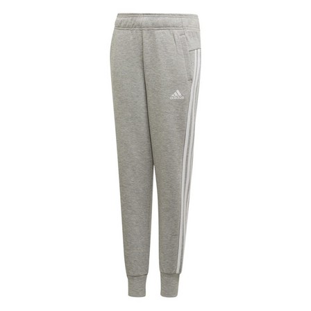 Kids Girls Must Haves 3-Stripes Tracksuit Bottoms, Grey, A901_ONE, large image number 1