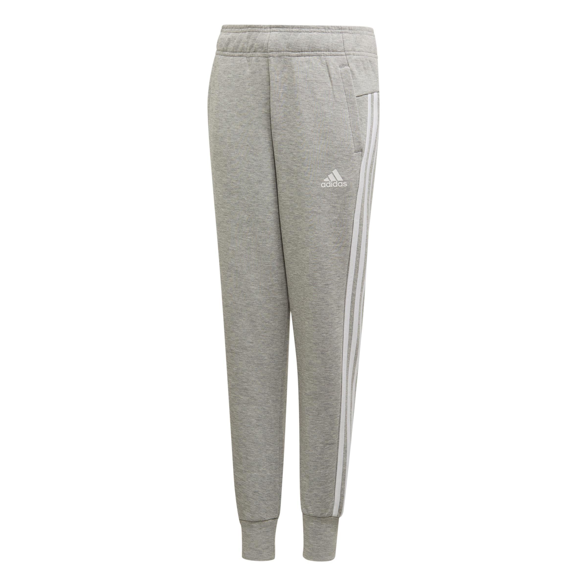 Kids Must Haves 3-Stripes Tracksuit Bottoms, Grey, A901_ONE, medium