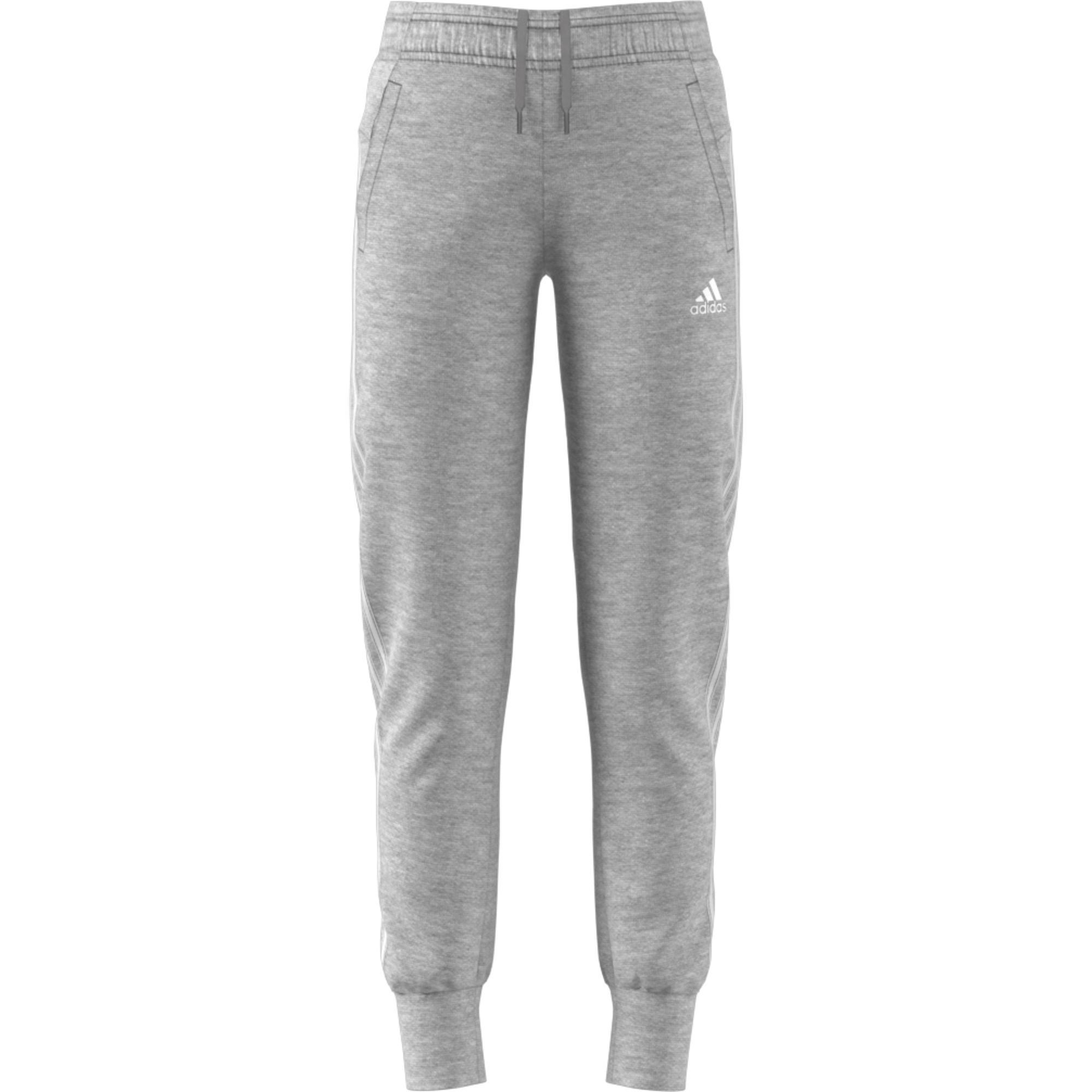 Kids Must Haves 3-Stripes Tracksuit Bottoms, Grey, A901_ONE, large image number 4
