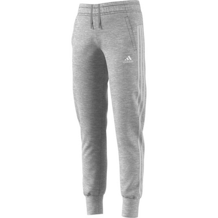 Kids Girls Must Haves 3-Stripes Tracksuit Bottoms, Grey, A901_ONE, large image number 14