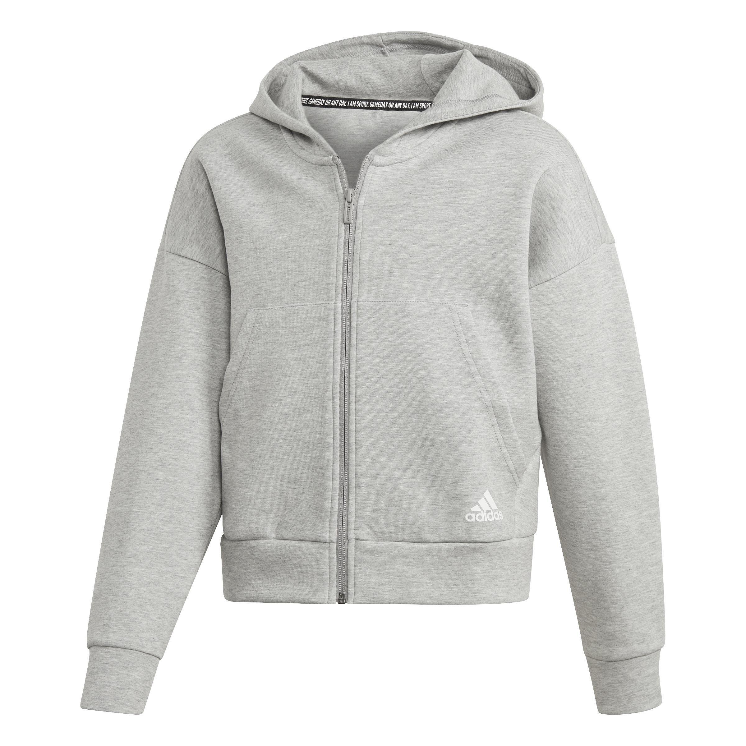 Kids Must Haves 3-Stripes Hoodie, Grey, , large image number 3