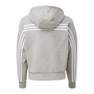 Kids Girls Must Haves 3-Stripes Hoodie, Grey, A901_ONE, thumbnail image number 7