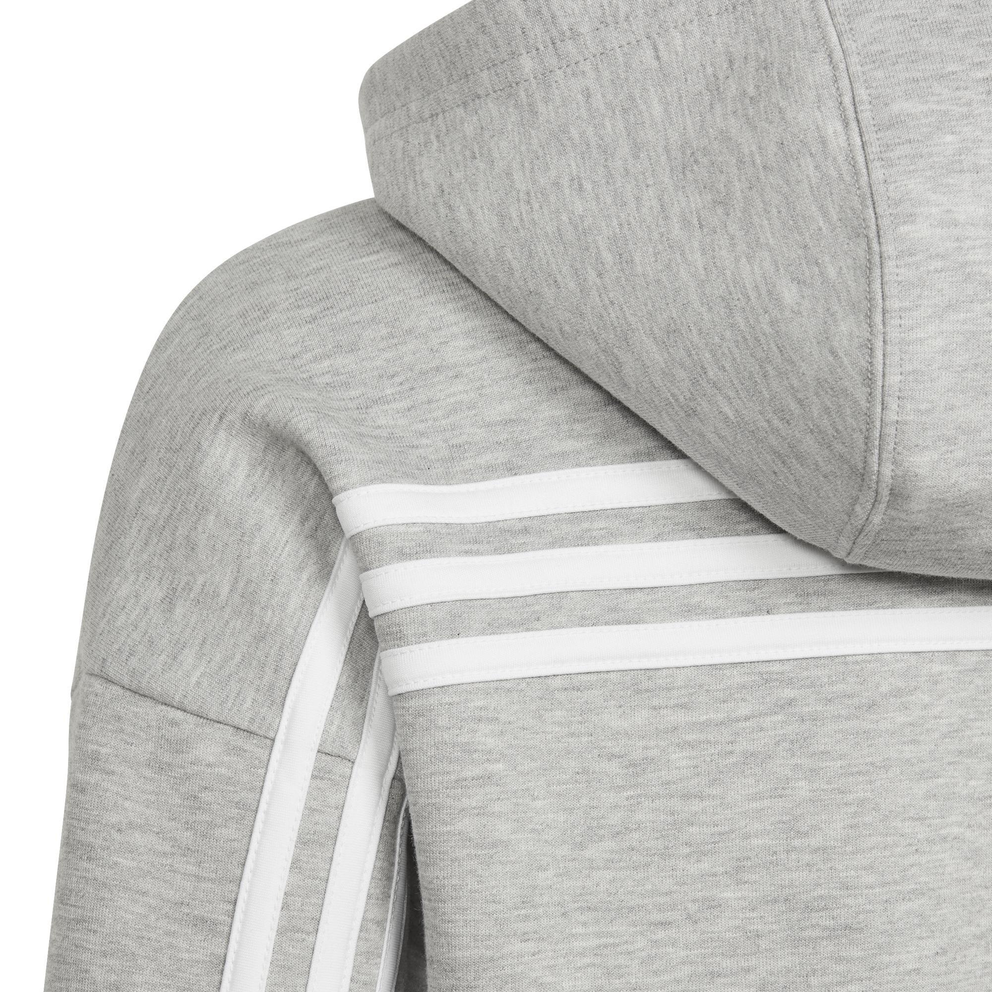 Kids Girls Must Haves 3-Stripes Hoodie, Grey, A901_ONE, large image number 8