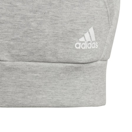 Kids Girls Must Haves 3-Stripes Hoodie, Grey, A901_ONE, large image number 9