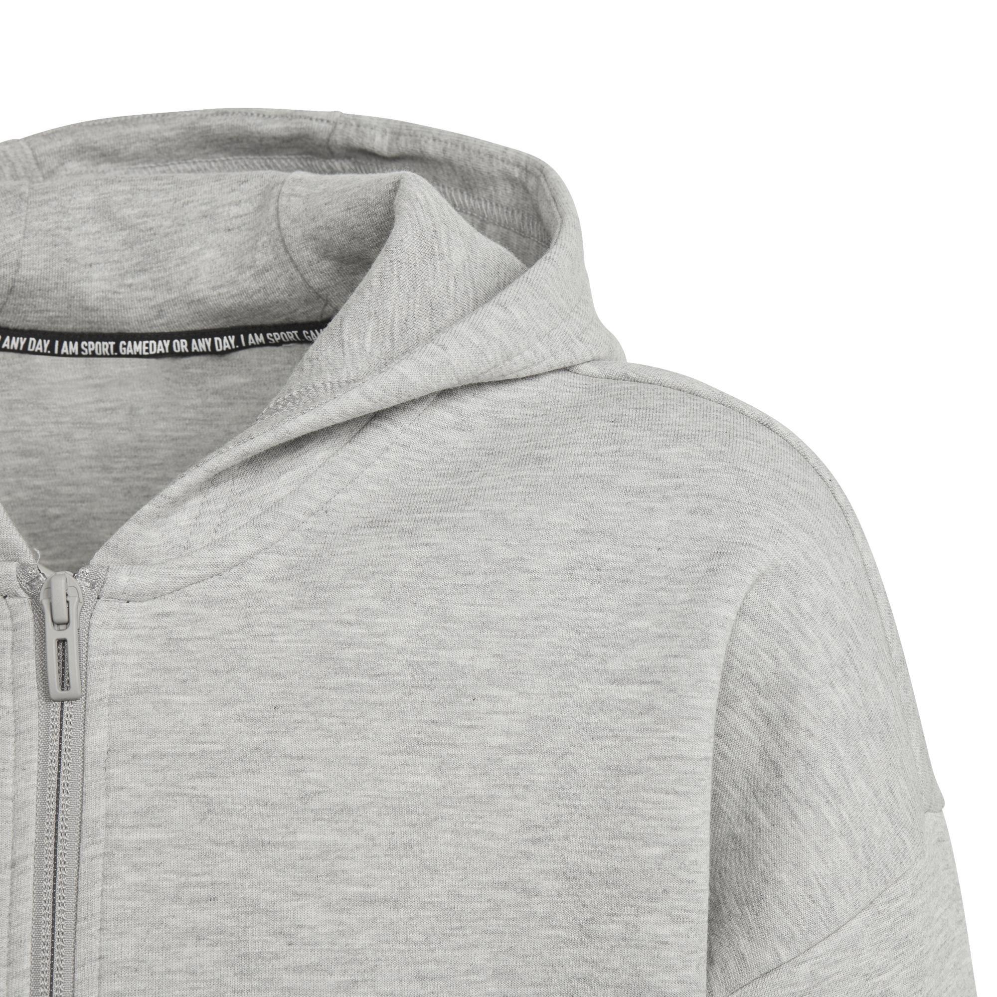 Kids Must Haves 3-Stripes Hoodie, Grey, A901_ONE, large image number 13