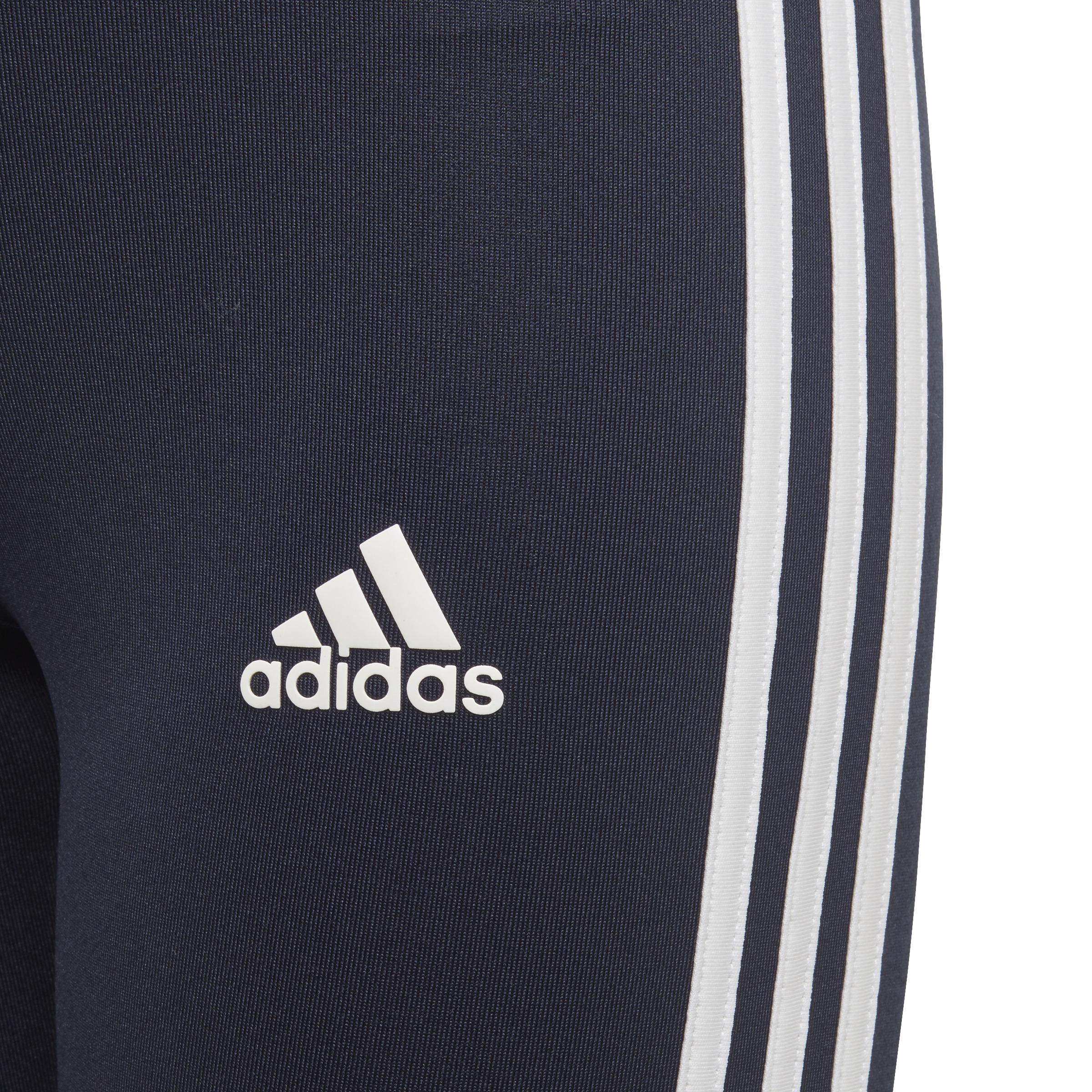 Kids Training Equipment 3-Stripes Leggings, Blue, A901_ONE, large image number 11