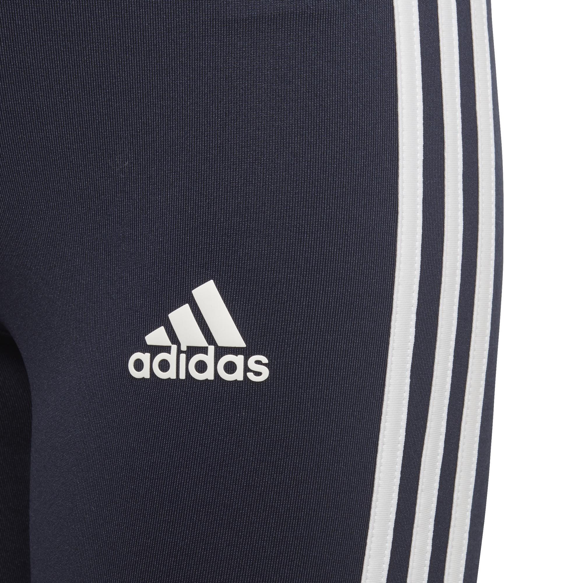 Kids Training Equipment 3-Stripes Leggings, Blue, A901_ONE, large image number 13