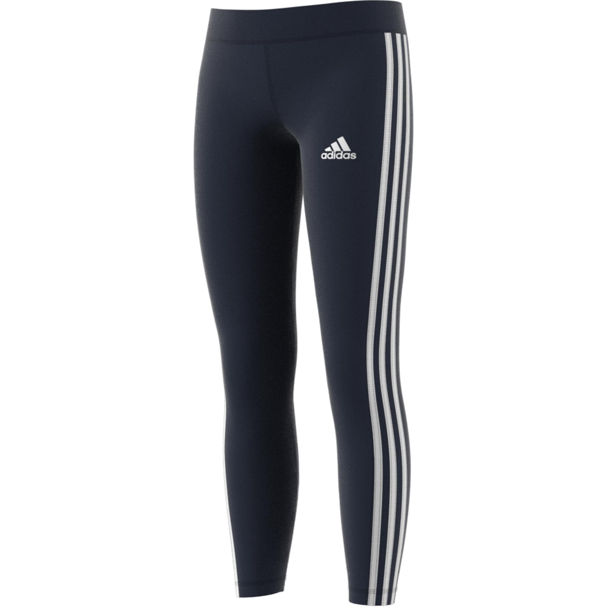 Kids Training Equipment 3-Stripes Leggings, Blue, A901_ONE, large image number 15