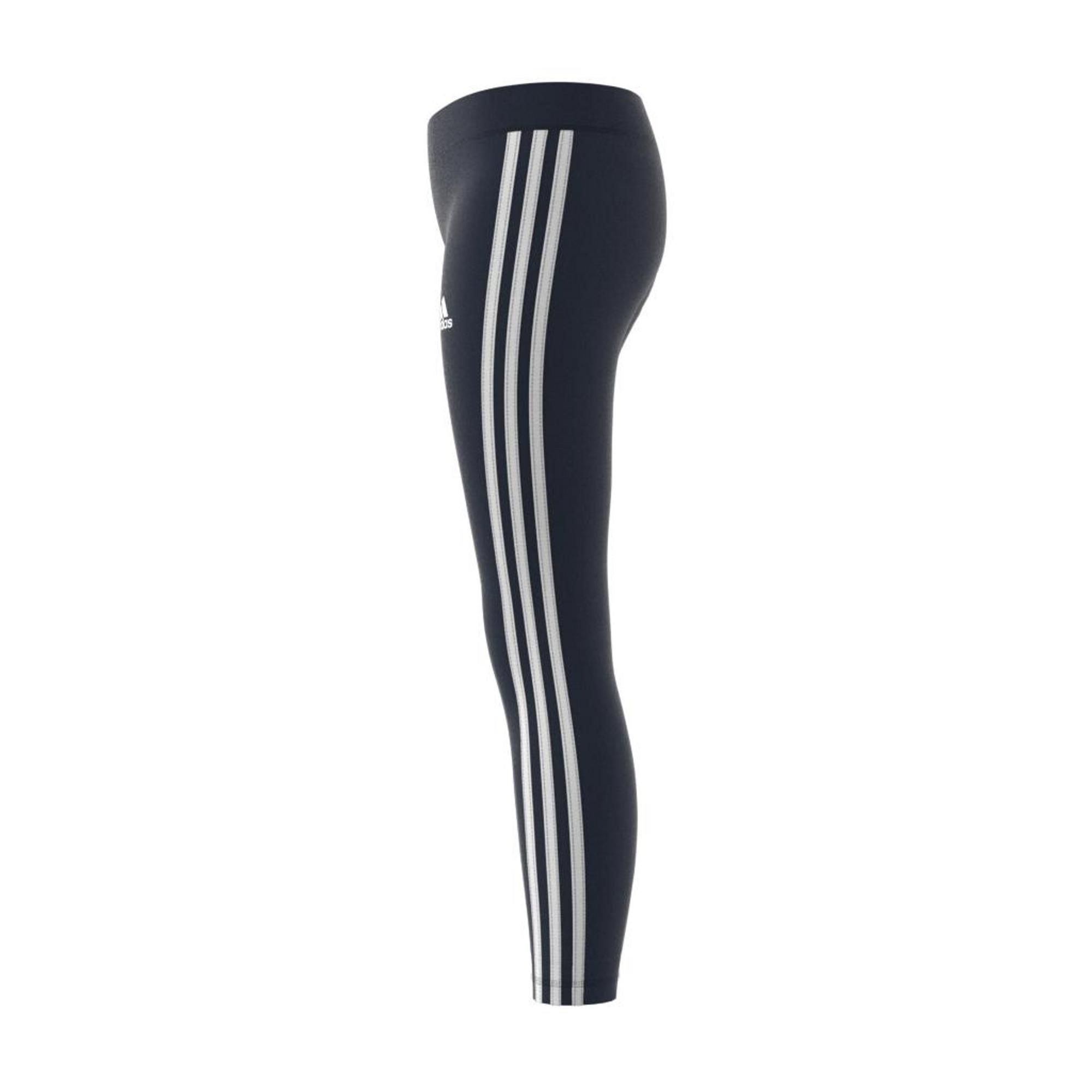 Kids Girls Training Equipment 3-Stripes Leggings, Navy, A901_ONE, large image number 19