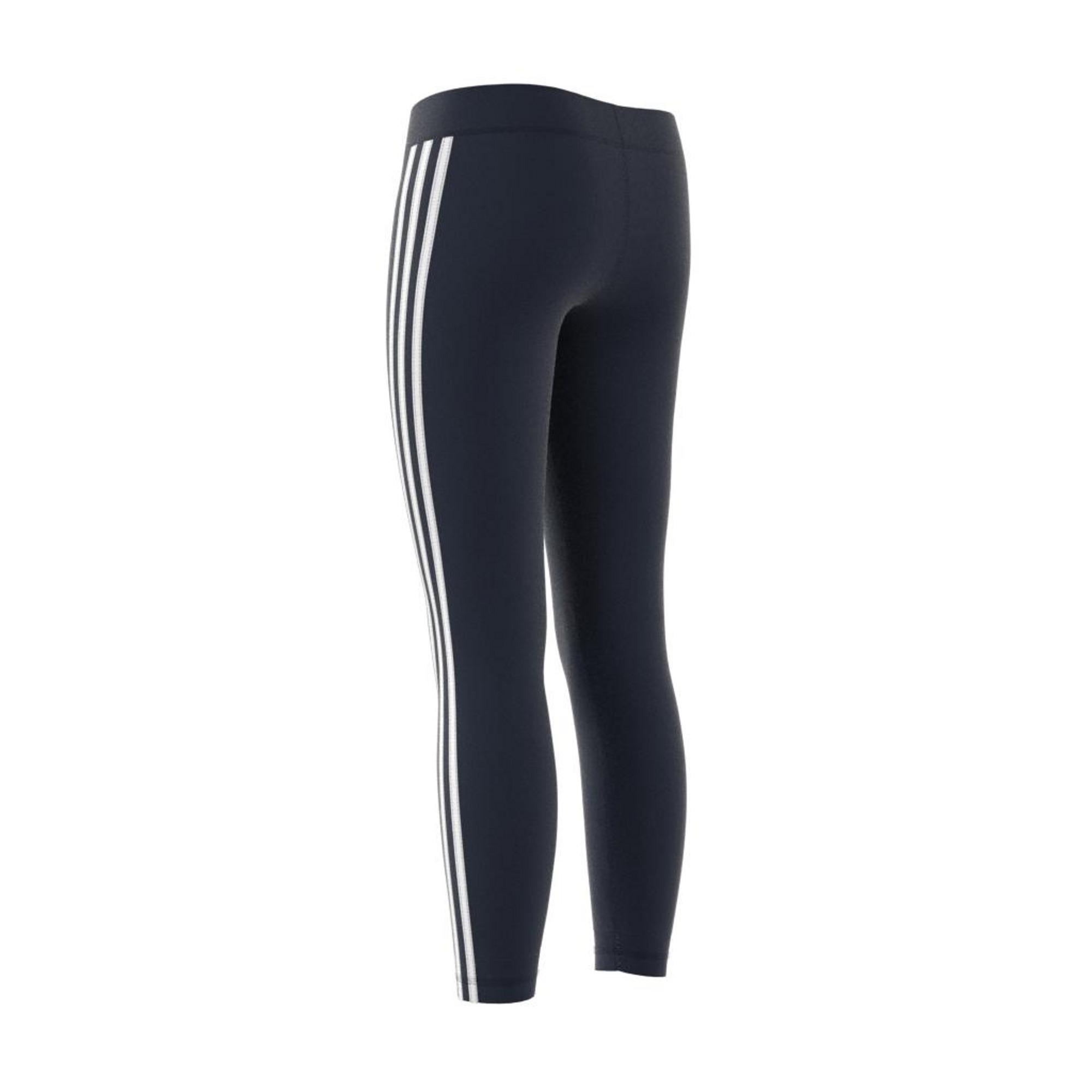 Kids Girls Training Equipment 3-Stripes Leggings, Navy, A901_ONE, large image number 22