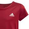 Kids Girls Equipment T-Shirt, Maroon, A901_ONE, thumbnail image number 4