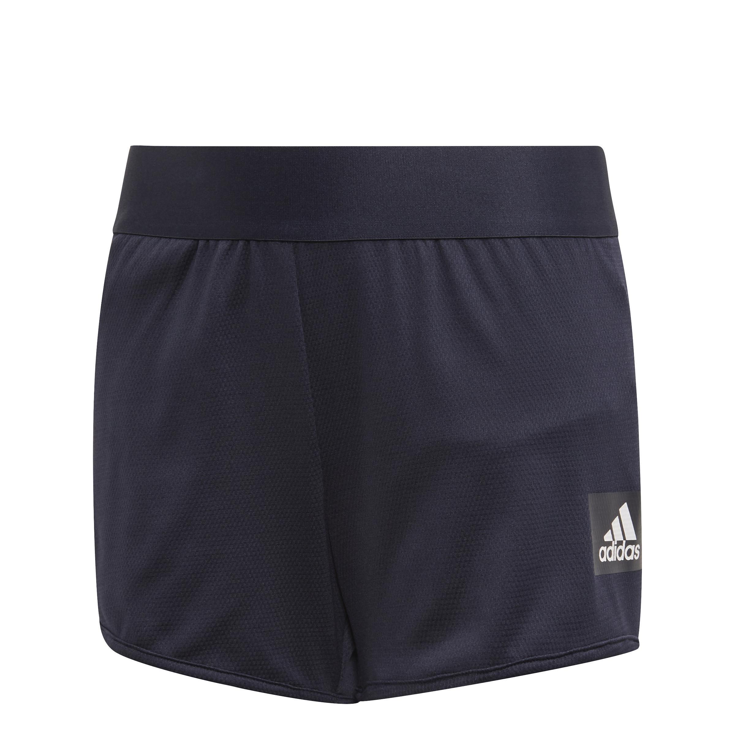 Kids Girls Cool Shorts, Navy, A901_ONE, large image number 2